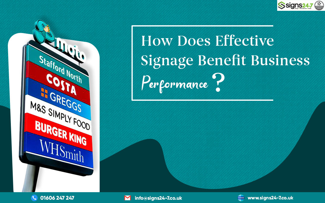 How Does Effective Signage Benefit Business Performance?
